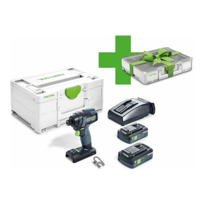 Festool Avvitatore a impulsi a batteria TID 18 HPC 4.0 I-Plus Organizer Edition