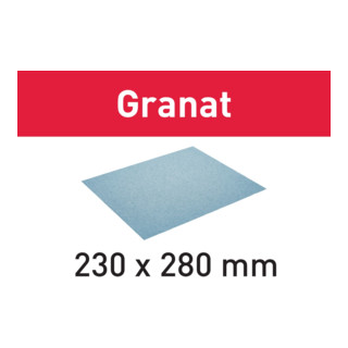 Festool Carta abrasiva 230x280mm, Granato