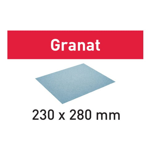 Festool Carta abrasiva 230x280 P320 GR/50, Granato