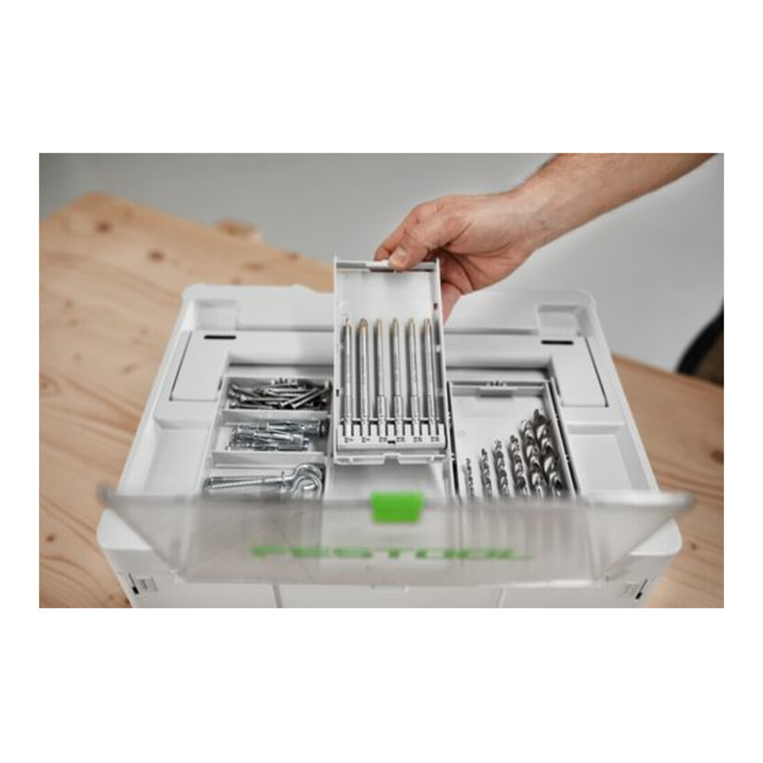 Festool Cassette de forets BKS SYS3 D3-10 CE/W