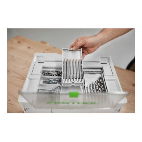 Festool Cassette de forets BKS SYS3 D3-10 CE/W