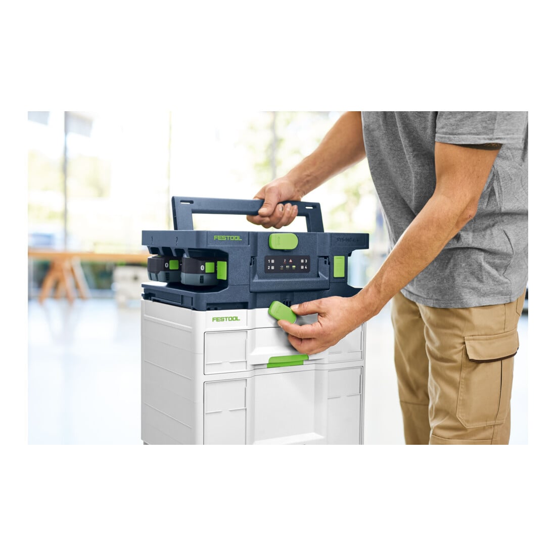 Festool Chargeur rapide SYS-MC 6/4