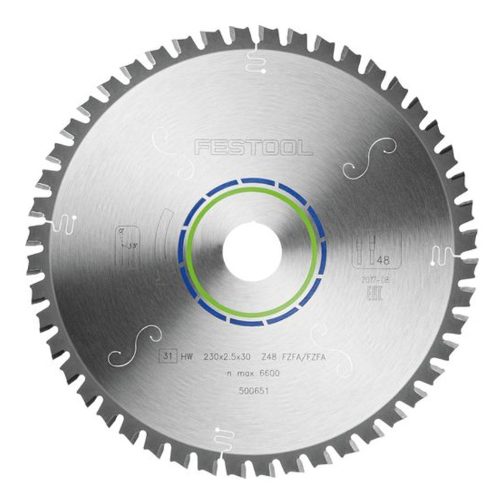 Festool Cirkelzaagblad HW 230x2,5x30 F48 STEEL