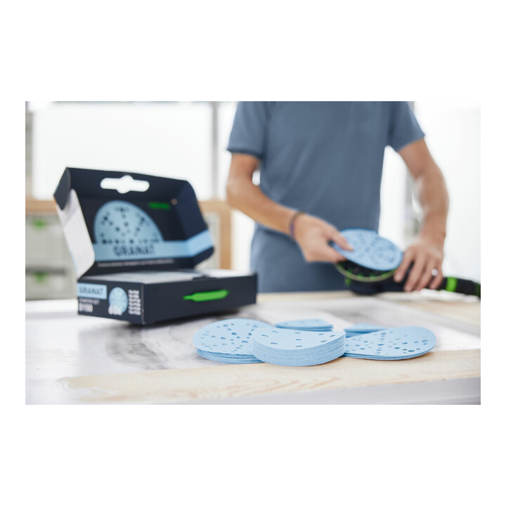 Festool Disque à poncer STF D150/48 GR-Set Grenat