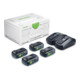 Festool Ensemble d’alimentation SYS 18V 4xTBX4/TCL6DUO