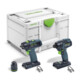 Festool Ensemble d’alimentation SYS 18V 4xTBX4/TCL6DUO-4