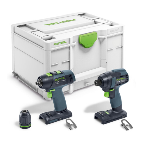 Festool Ensemble d’alimentation SYS 18V 4xTBX4/TCL6DUO