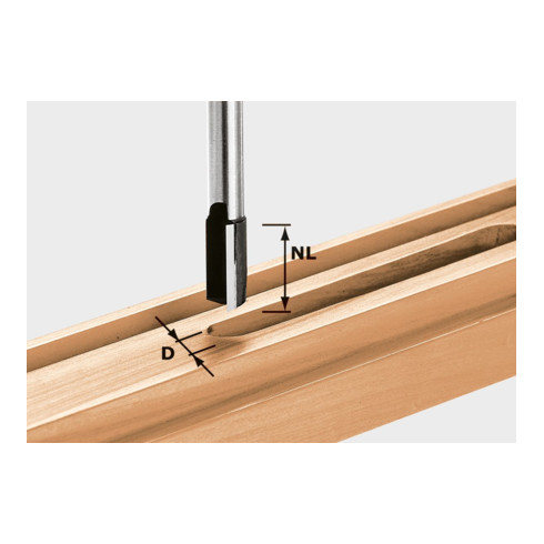 Festool Fresa per scanalature HW, codolo 8mm