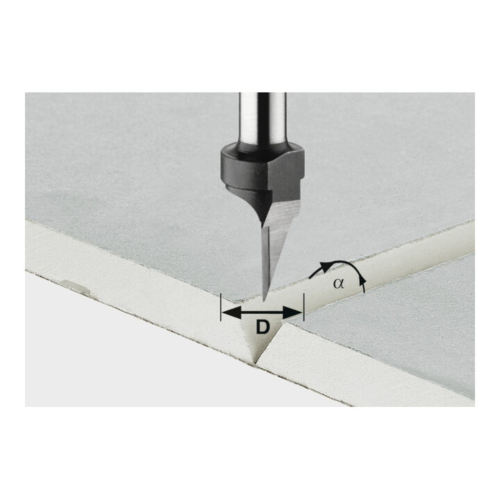 Festool Gipsplaatfrees HW S8 D12,5/45°