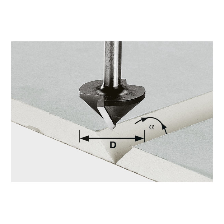 Festool Gipsplaatfrees HW S8 D32/90°