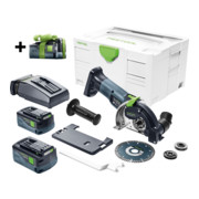 Festool Gratis Aktion Akku-Freihandtrennsystem DSC-AGC 18-125 FH Li 5,2 EBI-Plus + Akku BP 18 Li 5,2 AS-ASI