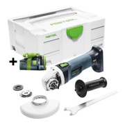 Festool Gratis Aktion Akku-Winkelschleifer AGC 18-125 Li EB-Basic + Akku BP 18 Li 5,2 AS-ASI