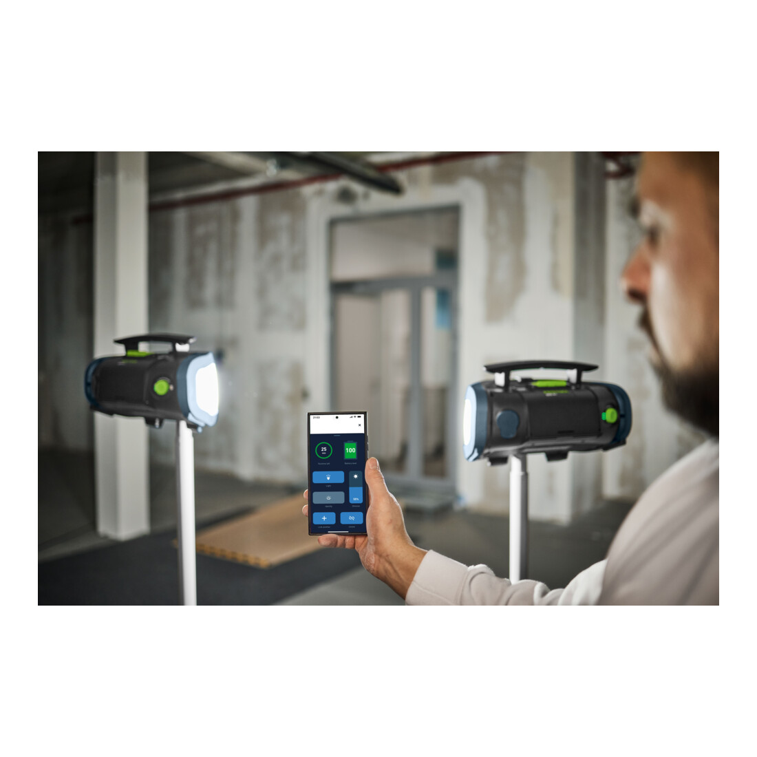 Festool Hybride Bouwlamp SYSLITE DUO-H I-Basic-Set