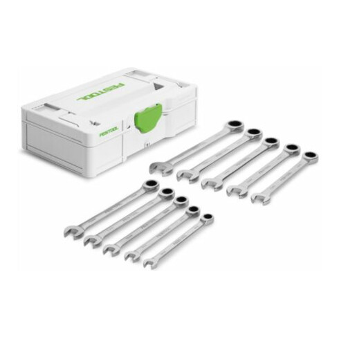 Festool Jeu de clés à cliquet à anneau SYS3 S 76-RRS-Set