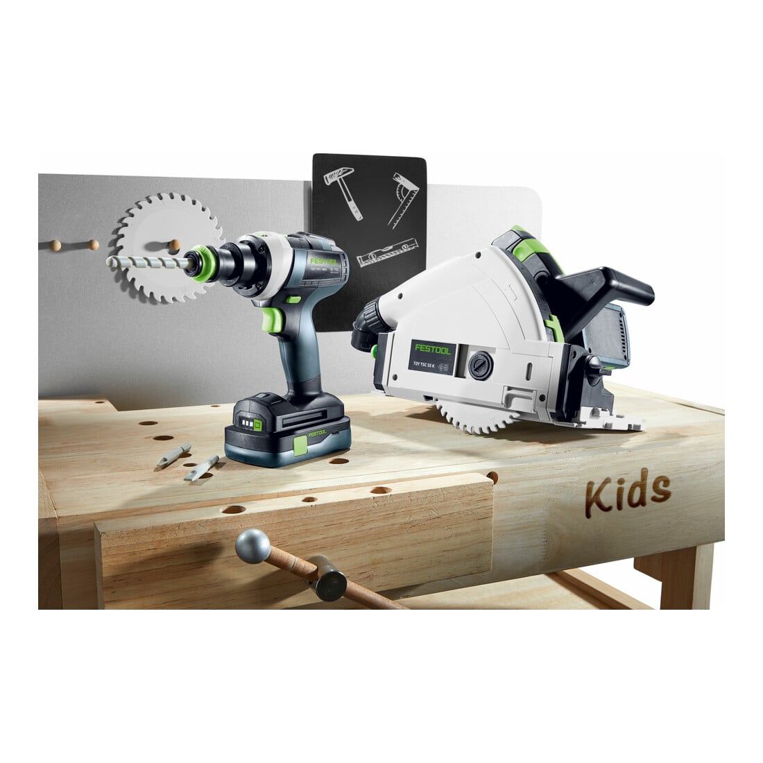 Festool Jouet Perceuse-visseuse sans fil TY-TPC