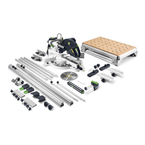Festool Kapp-Zugsäge KS 120 REB und MFT KAPEX, Set