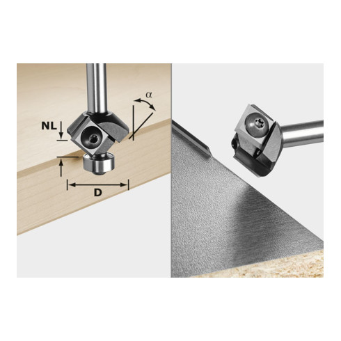 Festool Keermes-fasefrees S8 HW 45° D27 12x12 KL
