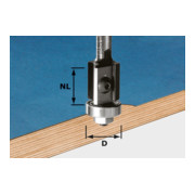 Festool Keermes-kantenfrees HW S8 D19/20WM Z2-3