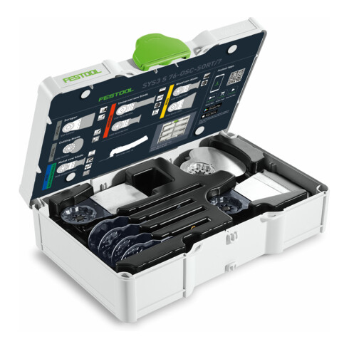 Festool Kit de lames de scie pour outil oscillant SYS3 S 76-OSC-SORT/7