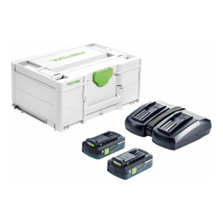 Festool Kit d'énergie SYS 18V 2x4,0/TCL 6 DUO