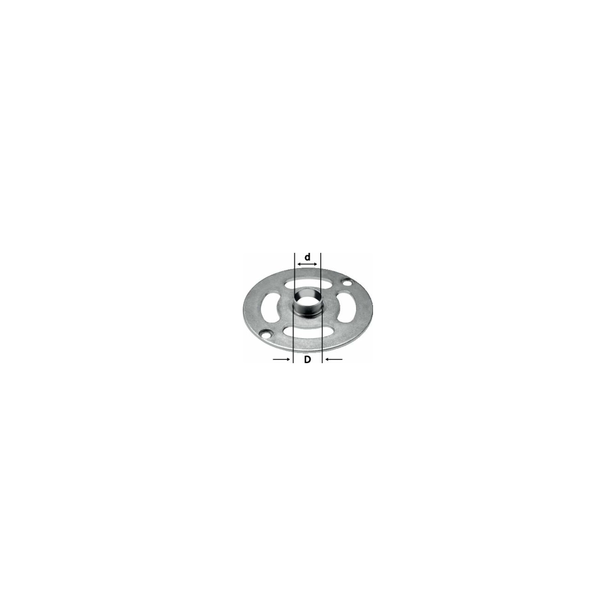Festool KR-D17/OF 900 Kopierring mit präziser Führung und hoher Fräsqualität für die Verwendung in Oberfräsen OF 900, 486030