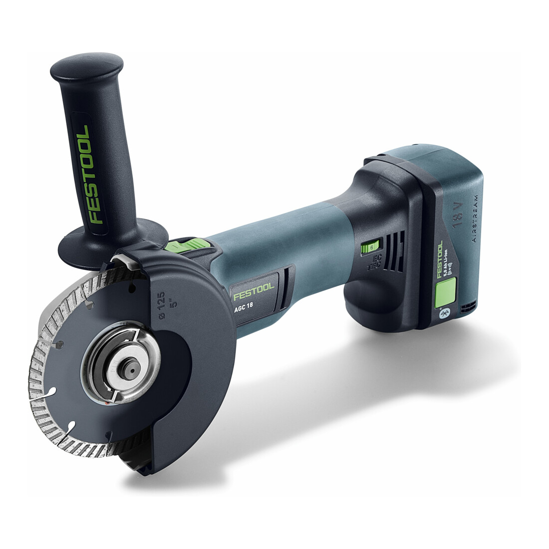 Festool Meuleuse d'angle sans fil AGC 18-125 5,0 EBI-Plus