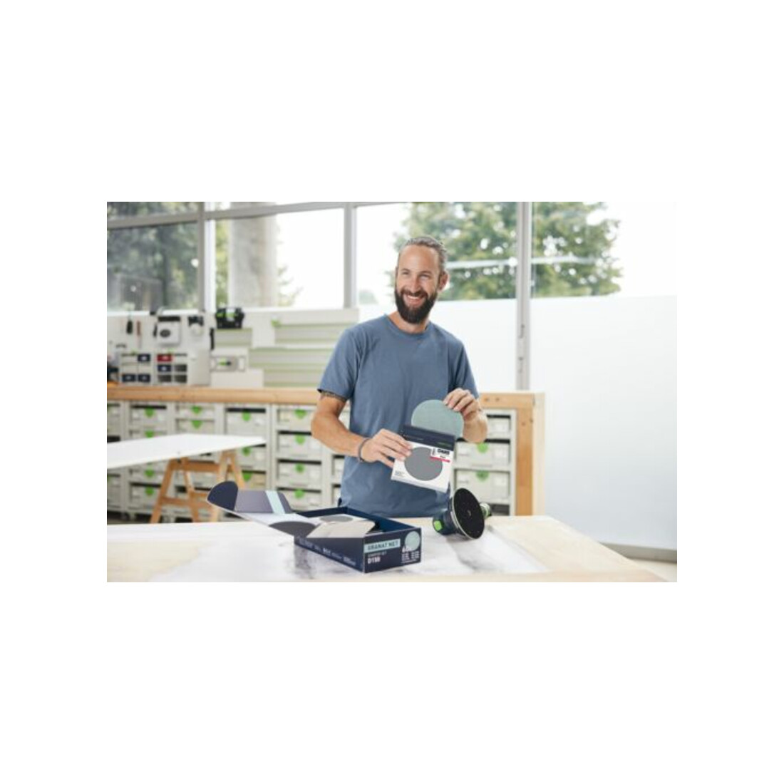 Festool Net-Schuurmiddel Granat Net D150 GR NET-Set