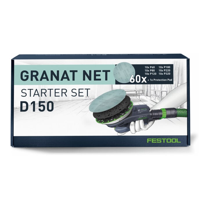 Festool Net-Schuurmiddel Granat Net D150 GR NET-Set