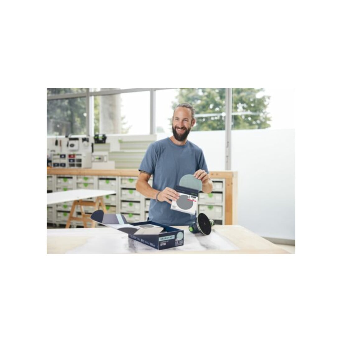 Festool Netzschleifmittel Granat Net D150 GR NET-Set