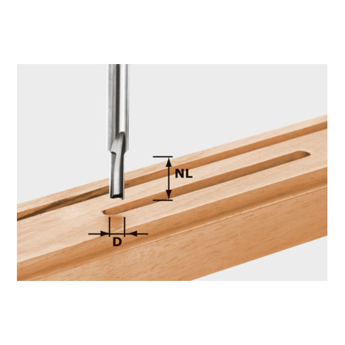 Festool Nutfräser HW Schaft 8 mm