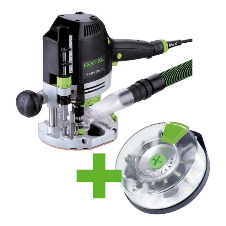Festool Oberfräse OF 1400 EBQ-Plus + Box-OF-S