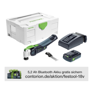 Festool Oszillierer OSC 18 Li 3,1 E-Compact Vecturo
