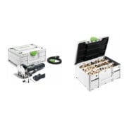 Festool Pack – Fraiseuse à lamelles DF 500 Q-Plus DOMINO & assortiment lamelles hêtre DS 4/5/6/8/10, 1060 pcs.-1