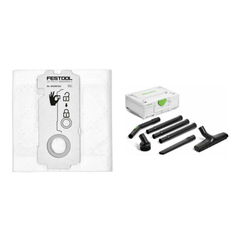 Festool Pack – Set de nettoyage standard RS-ST D 27/36-Plus & sac filtre SELFCLEAN SC-FIS-CT MINI/MIDI/CT15