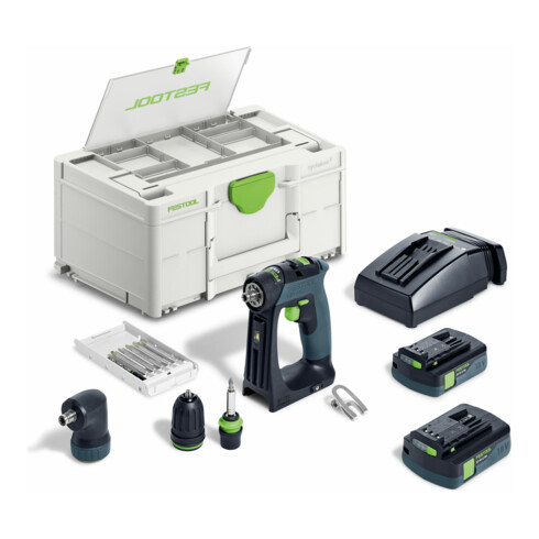 Festool Perceuse-visseuse sans fil CXS 18 C 3,0-Set