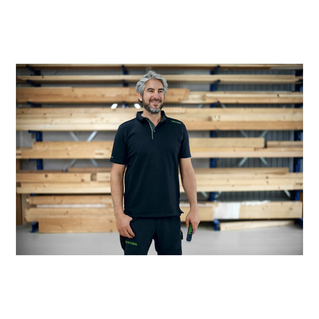 Festool poloshirt donkerblauw heren POL-FT1