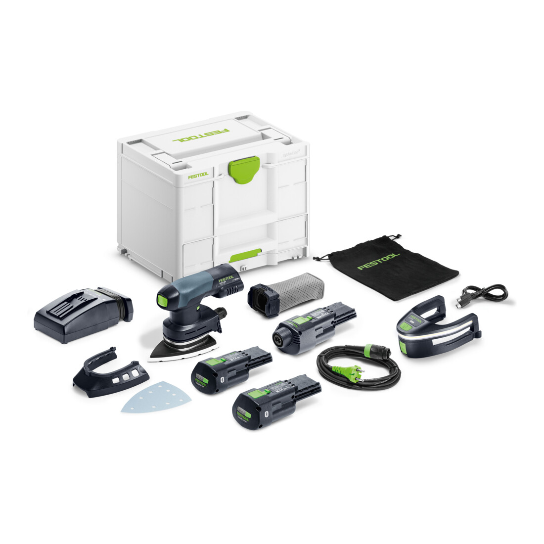 Festool Ponceuse delta sans fil DTSC 400 3,0 I-Set