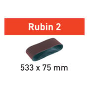 Festool Schleifband L533X 75-P120 RU2 Rubin 2