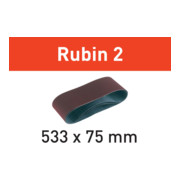 Festool Schleifband L533X 75-P150 RU2 Rubin 2