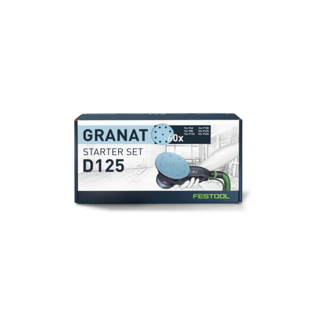 Festool Schleifmittel Granat D125 GR-Set