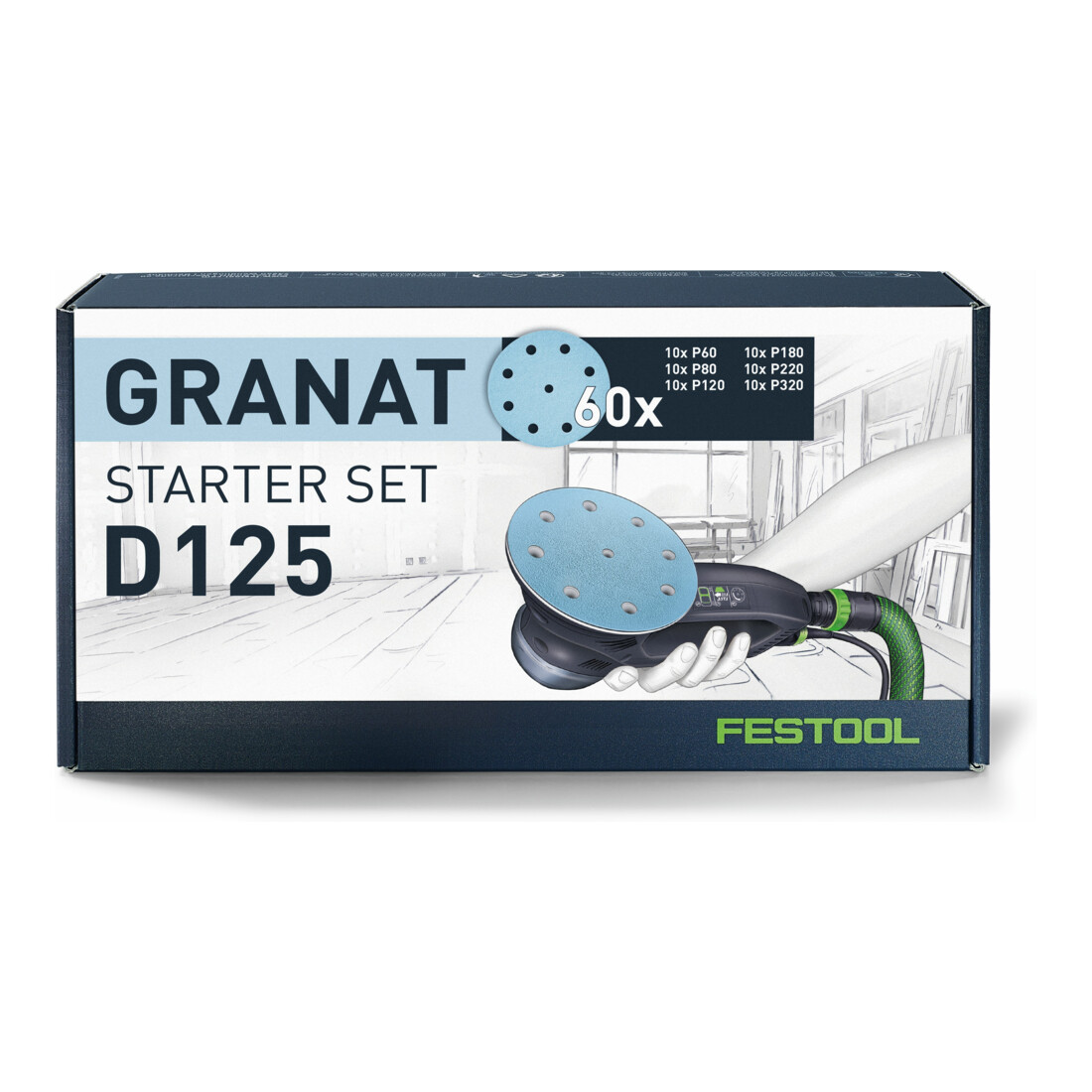 Festool Schleifmittel Granat D125 GR-Set