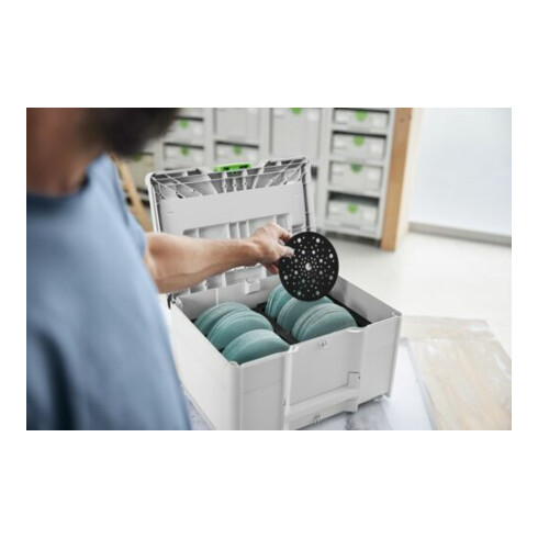 Festool Schleifmittel-Systainer³ Granat Net D150 GR NET SYS