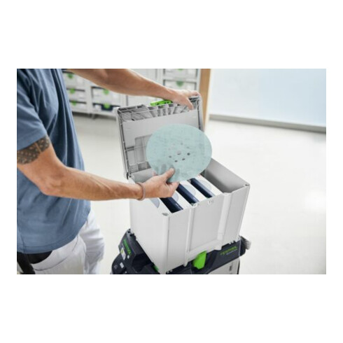 Festool Schleifmittel-Systainer³ Granat Net D225 GR NET SYS