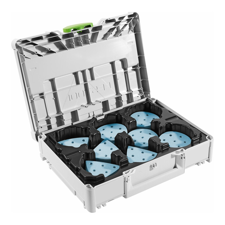 Set Festool Getriebe-Exzenterschleifer RO 90 DX FEQPlus +SYS-STF D90/V93 GR-Set