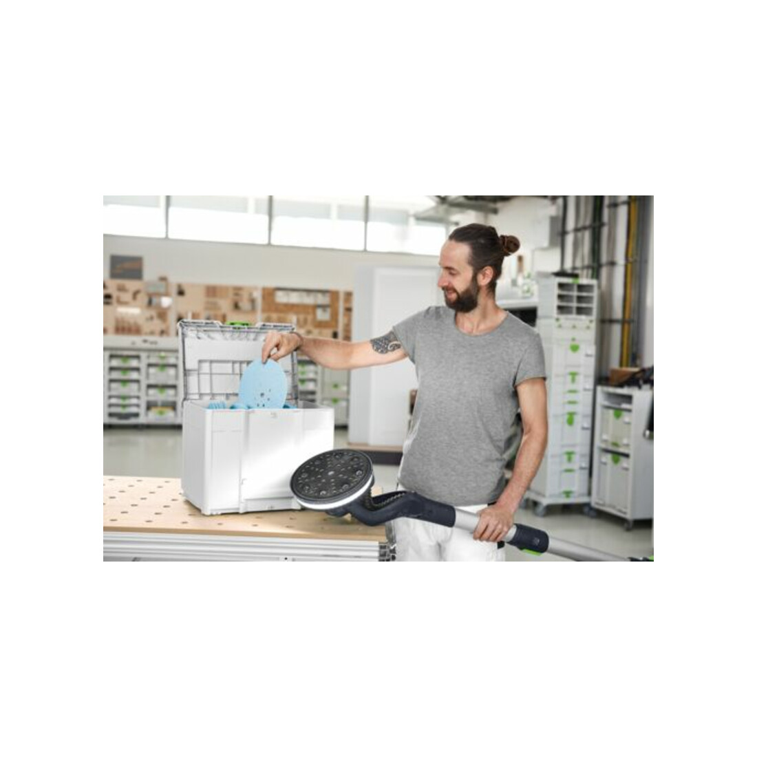 Festool Schleifmittel-Systainer³ Granat SYS-STF D225 GR-Set