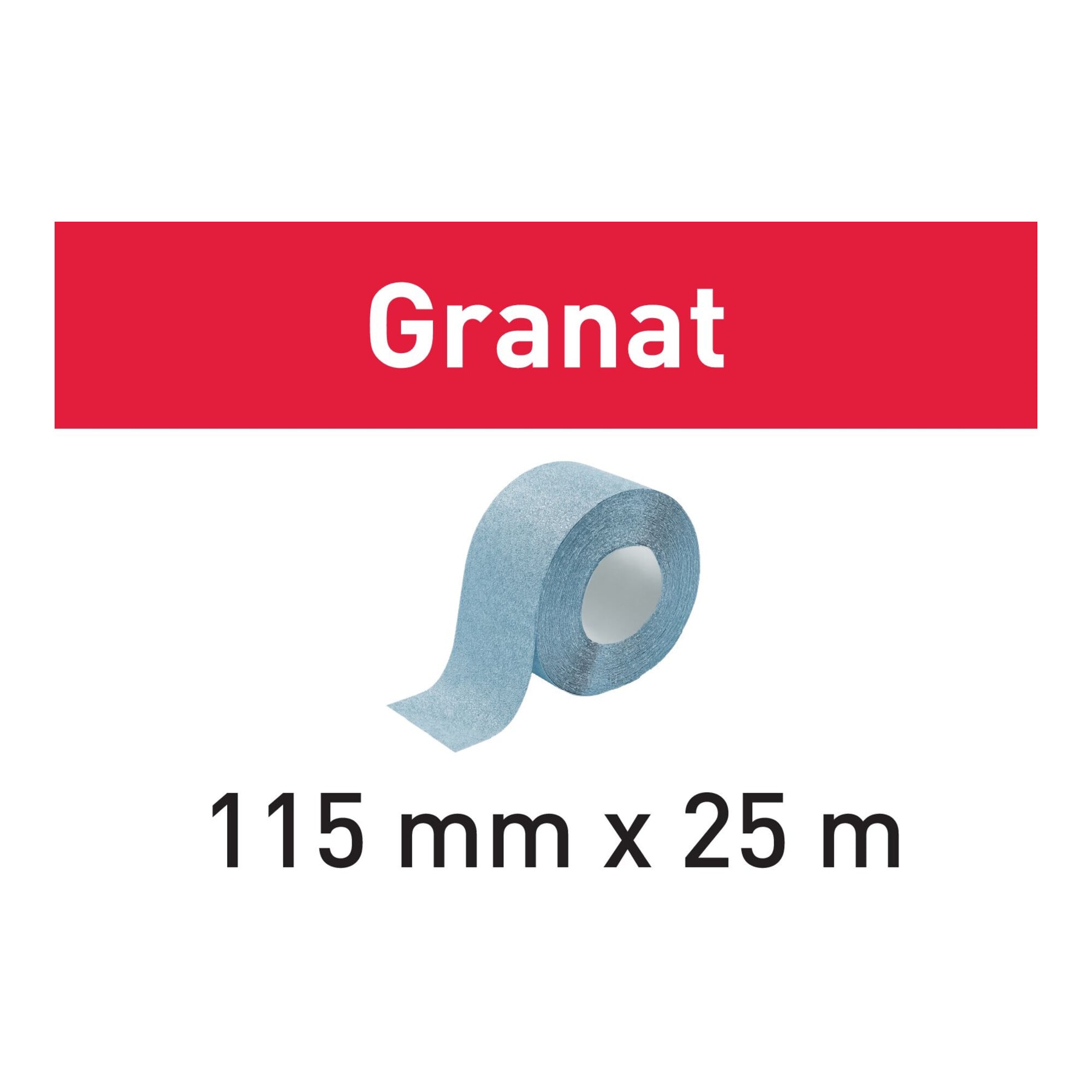 Festool Schleifrolle 115x25m P40 GR Granat