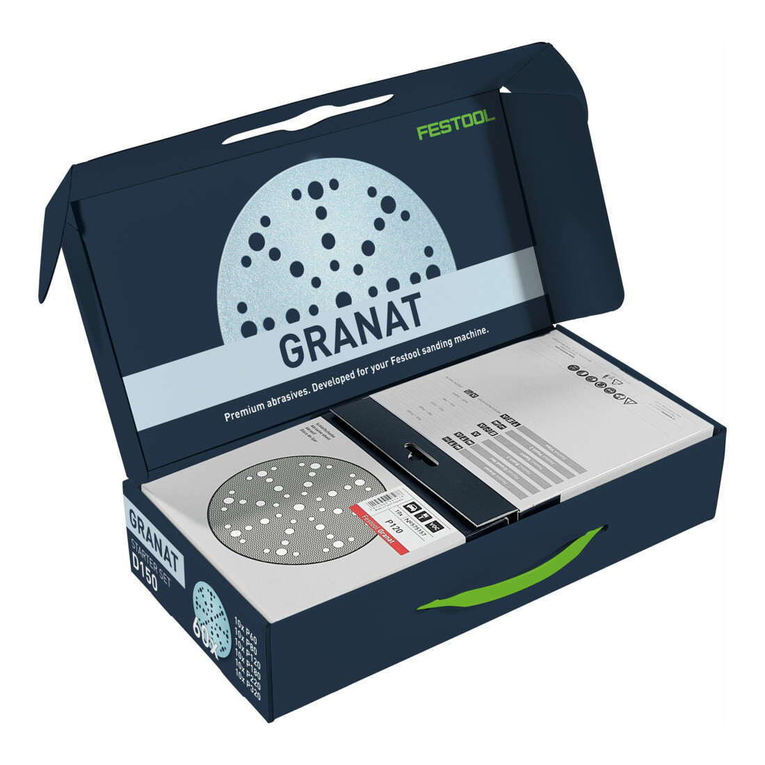 Festool Schleifscheibe STF D150/48 GR-Set Granat