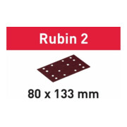 Festool Schleifstreifen STF 80X133 RU2/10 Rubin 2