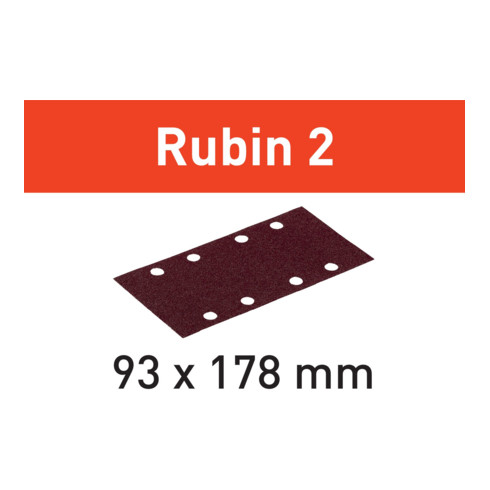Festool Schleifstreifen STF 93X178/8 RU2/50 Rubin 2