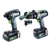 Festool Schrauber- und Bohrer-Set TID 18 5,2/4,0-Set TPC 18/4-2